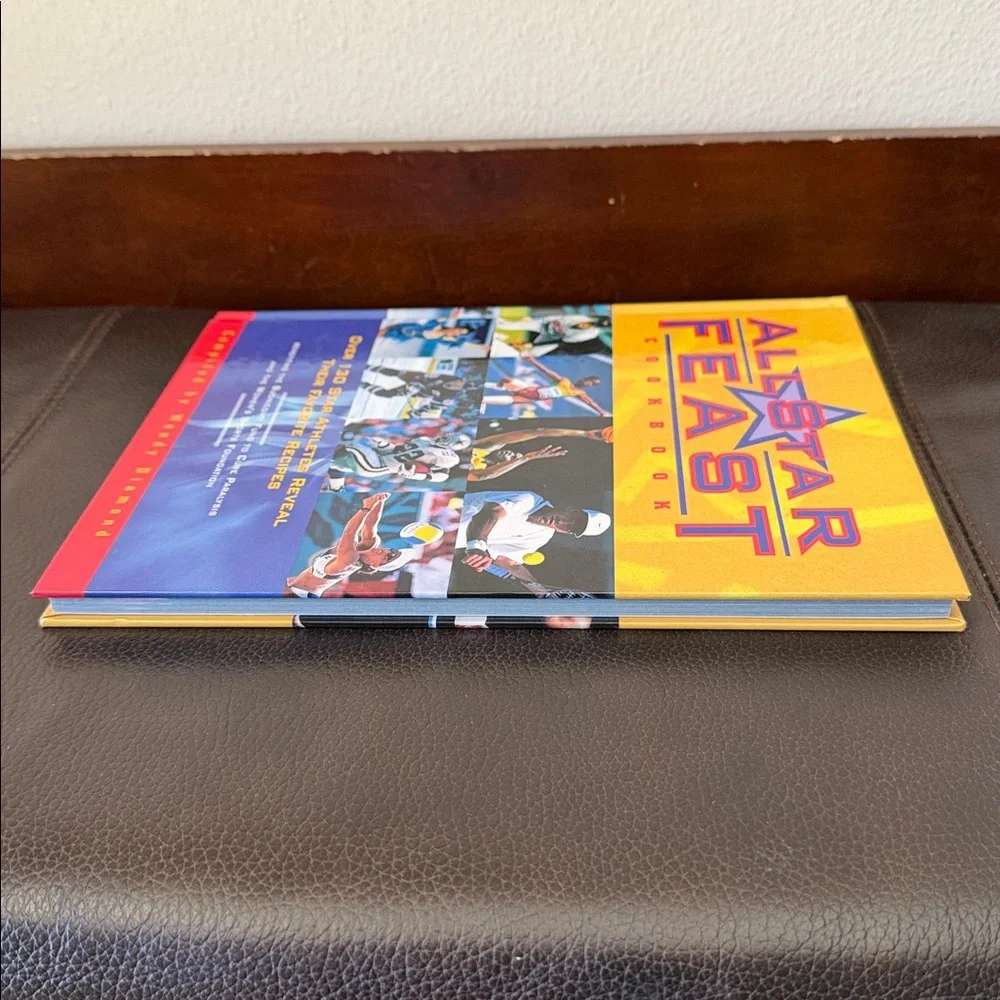 Vintage 1997 Collectible “All-Star Feast Cookbook” Compiled by Wendy Diamond